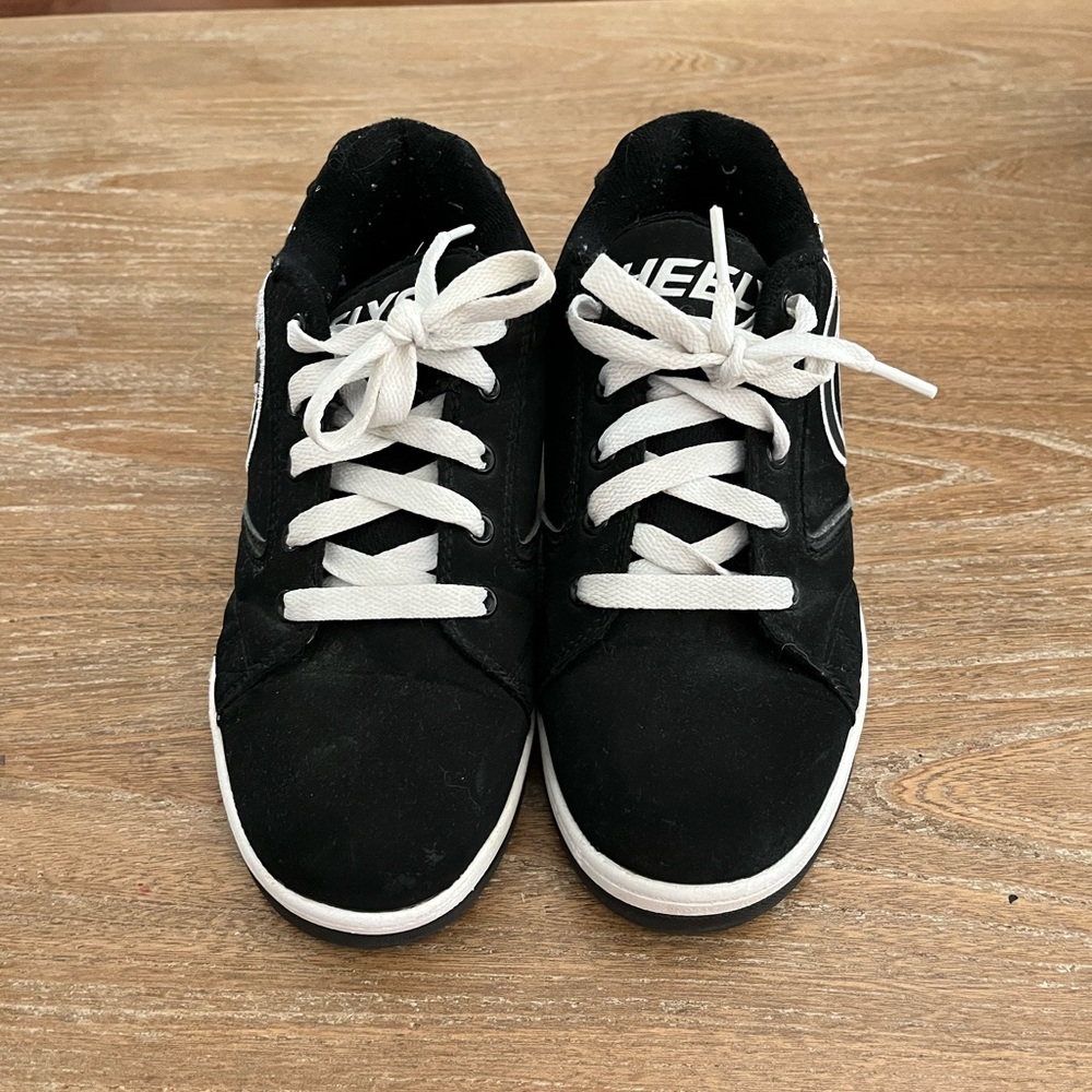 Black and white heelys